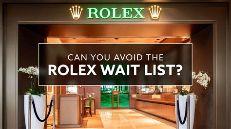 Rolex waiting list UK 2023